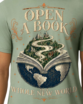 Books Open a Whole New World T-shirt