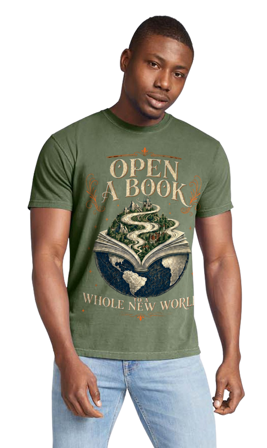 Books Open a Whole New World T-shirt