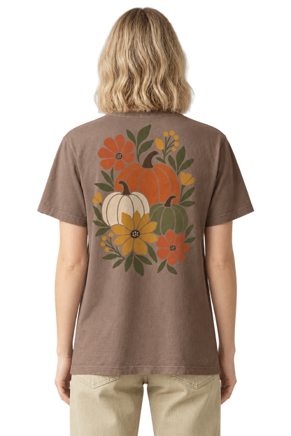 Floral Pumpkin T-shirt