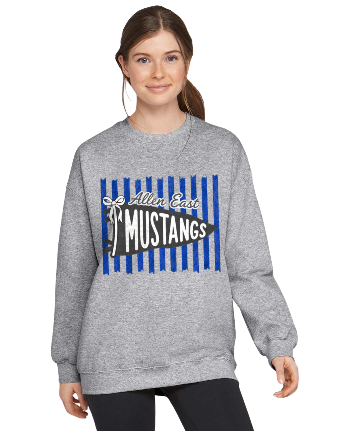 Allen East Striped Pennant Sweatshirt
