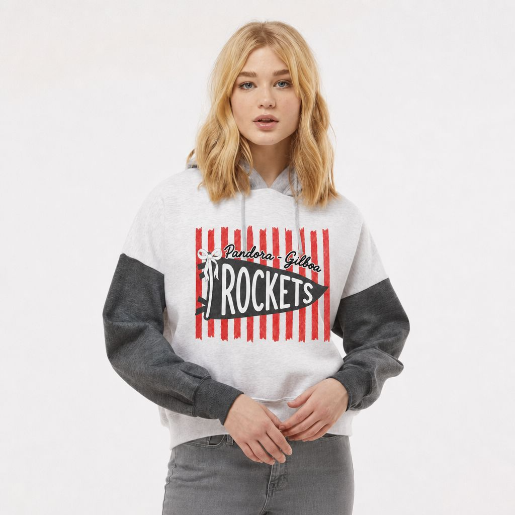 Multi-tone PG Rockets Pennant Hoddie