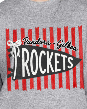Pandora Gilboa Striped Pennant Sweatshirt