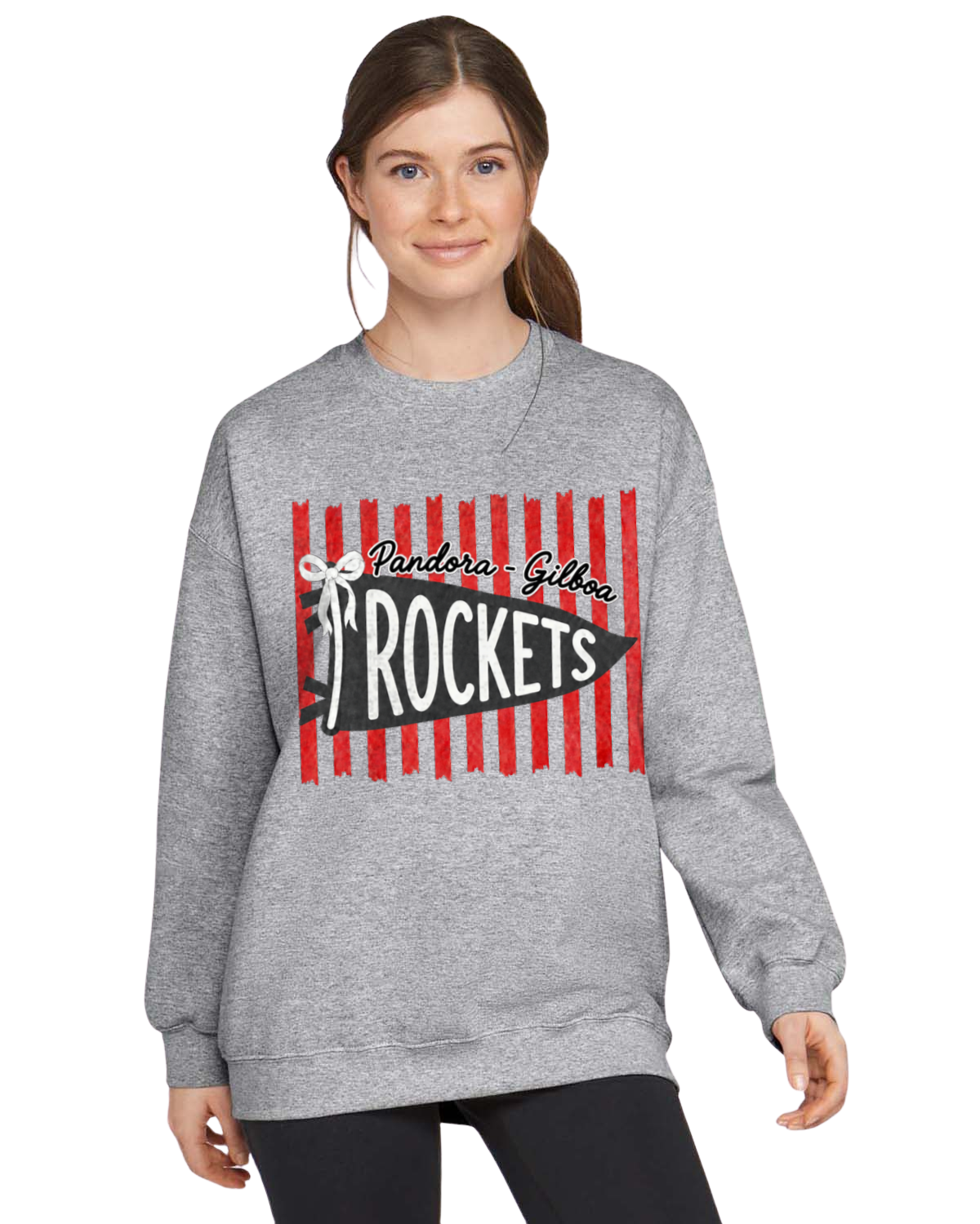 Pandora Gilboa Striped Pennant Sweatshirt
