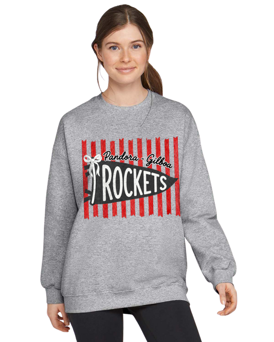 Pandora Gilboa Striped Pennant Sweatshirt