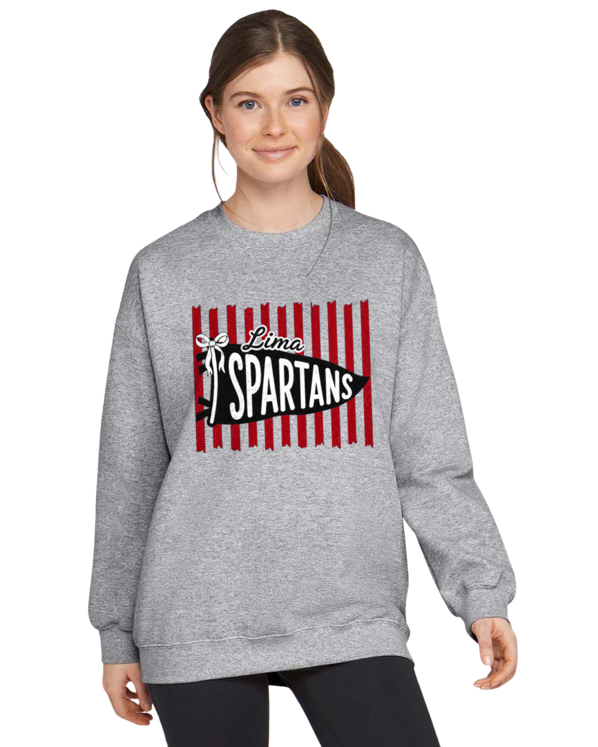 Lima Spartans Striped Pennant Sweatshirt
