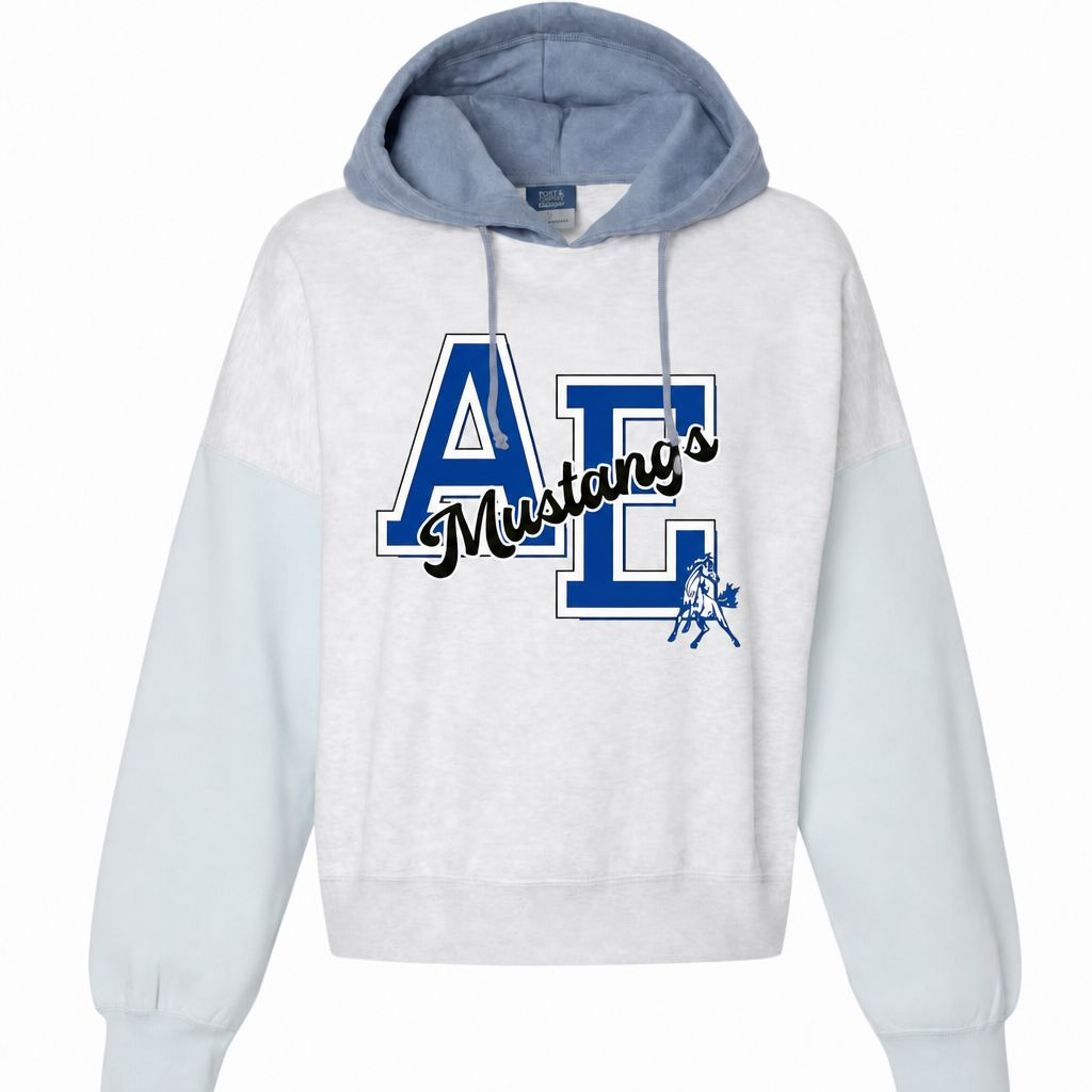 AE Mustangs Multi-color Hooded Sweatshirt