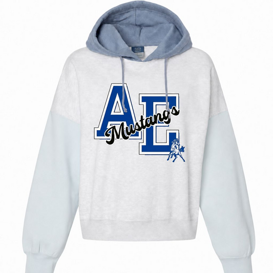 AE Mustangs Multi-color Hooded Sweatshirt