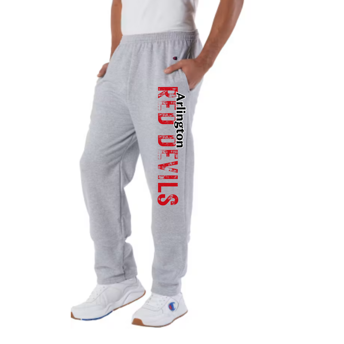 Comfy Open Bottom Champion Sweatpants for Arlington