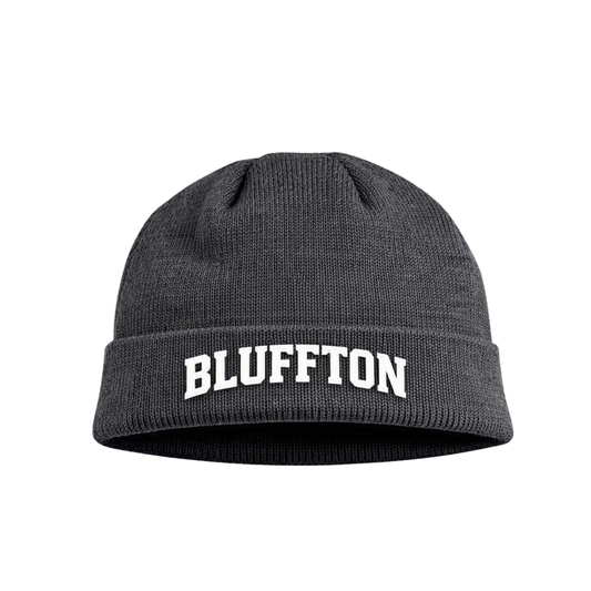 Dark Gray Beanie with White Pirates