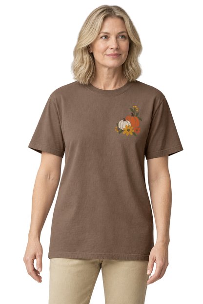 Floral Pumpkin T-shirt