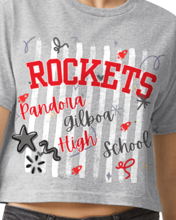 Striped Rockets Boxy T