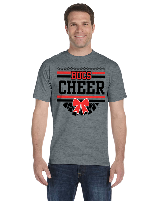 Adult Bluffton Bucs Cheer T-shirt