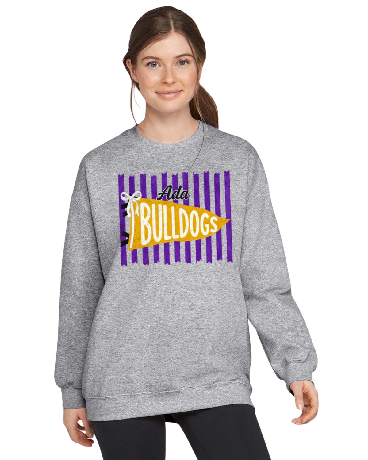 Ada Bulldogs Pennant Sweatshirt