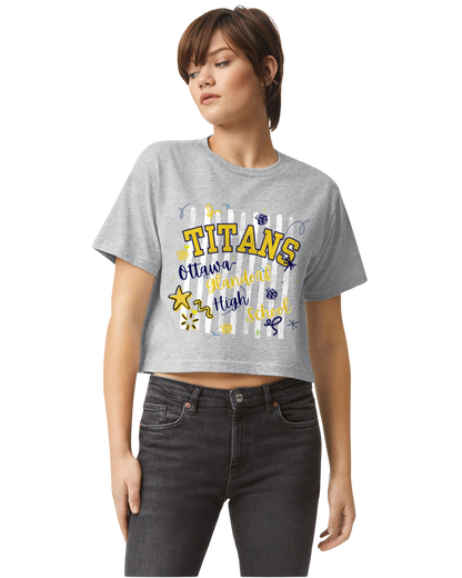 OG Titans Boxy Striped T