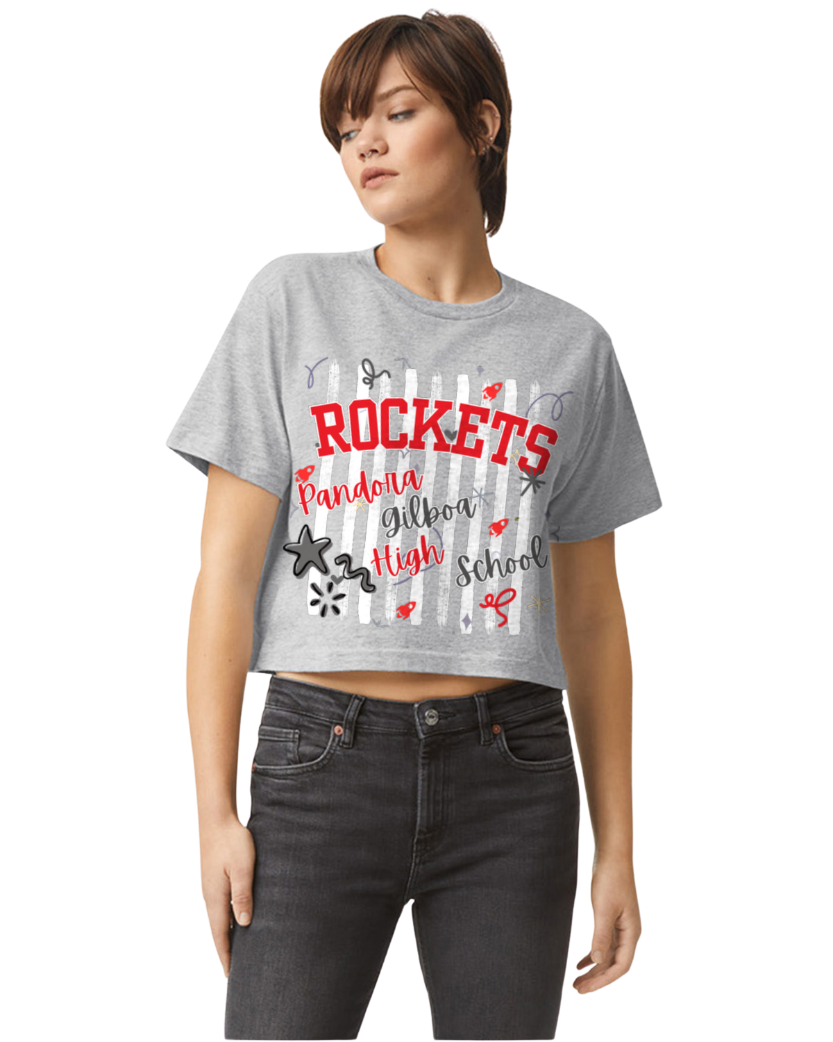Striped Rockets Boxy T