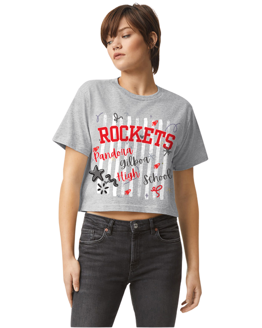 Striped Rockets Boxy T